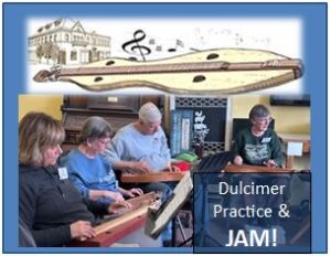 dulcimer players in a jam